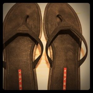 PRADA Men’s Size 10 Flip- Flops